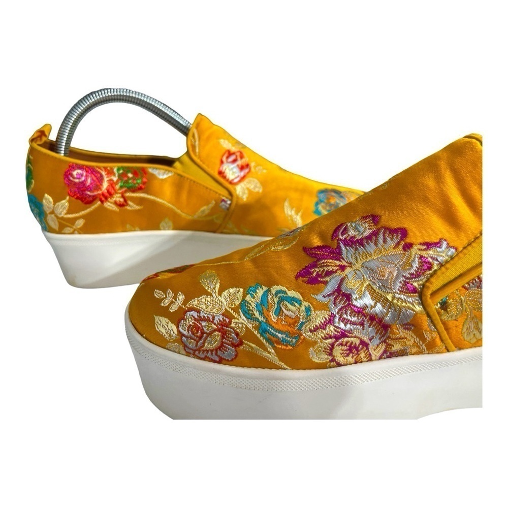 Golo Vivian Platform Silk Floral Shoes  Size 10 - Picture 9 of 12